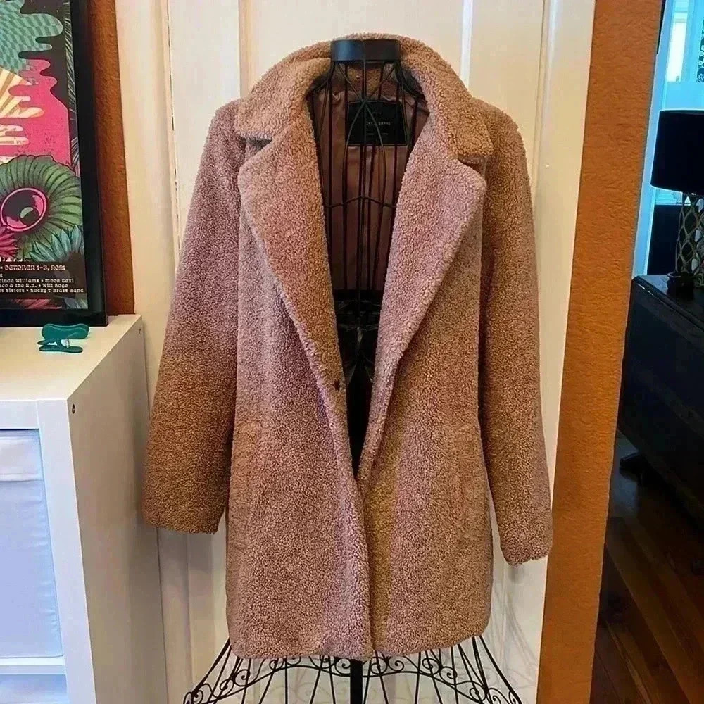 Lucky Brand Teddy Jacket-Sz L